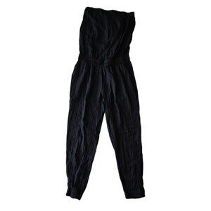 Sunday Best Aritzia Tabata Strapless Black Romper Sz XS